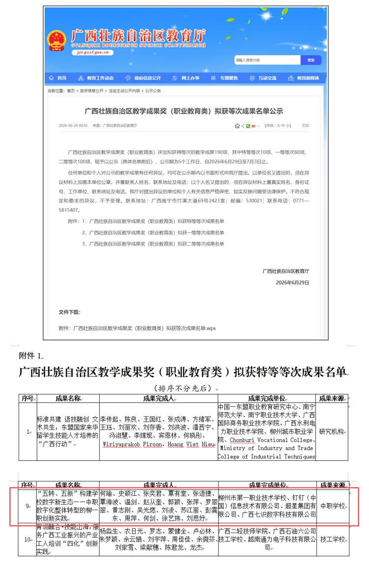获奖证书