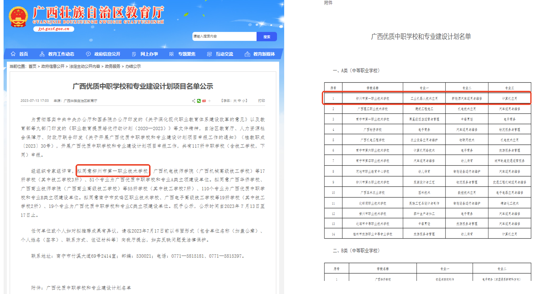 优质专业立项