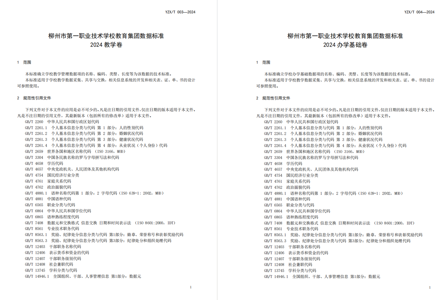 数据标准2024版